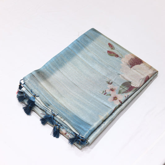 Greystone Tissue Saree