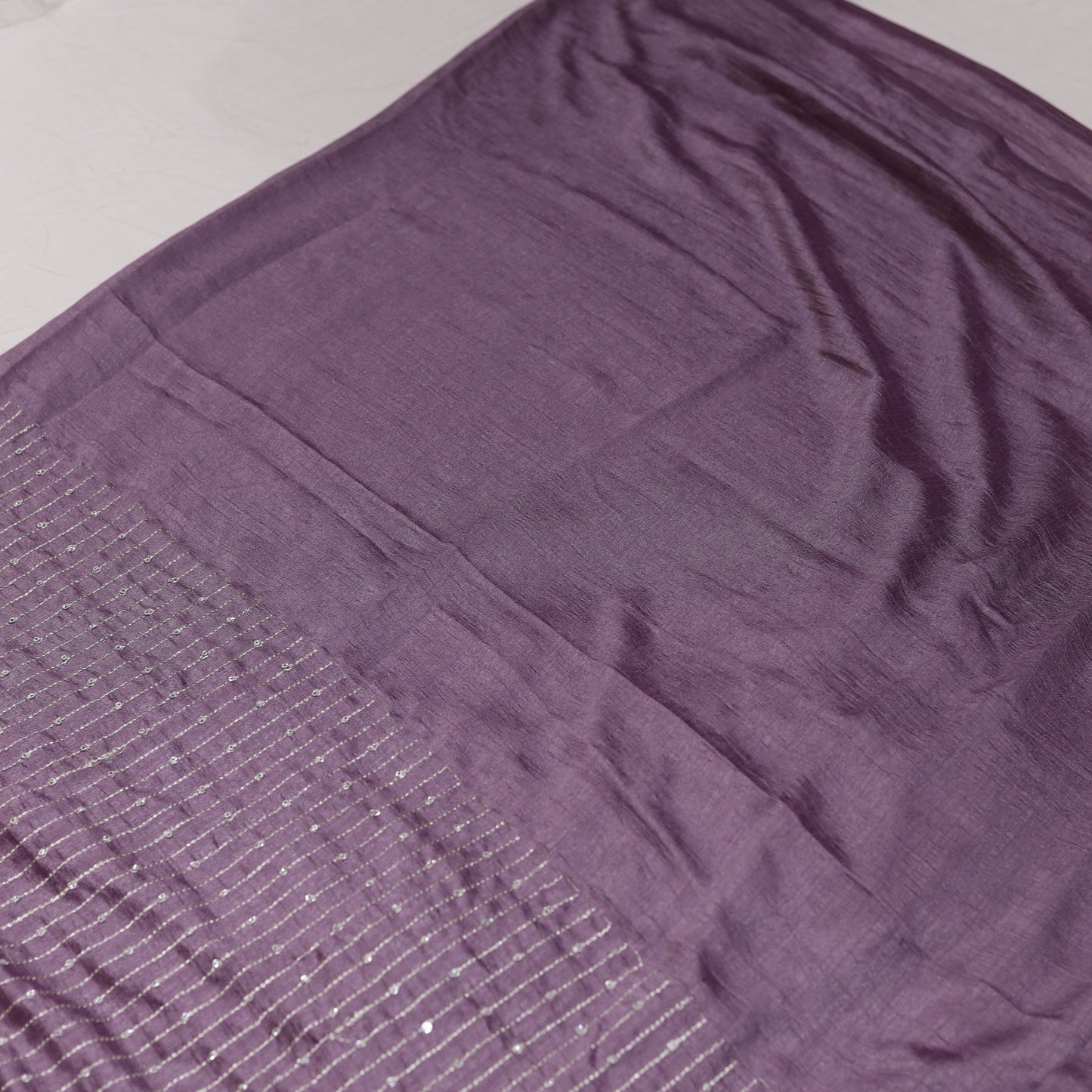Fancy Partywear Lavender Saree