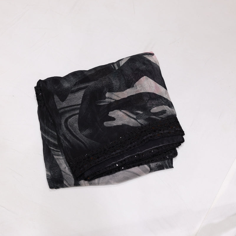 Muslin Black Kurtiset - Vaishali Silks