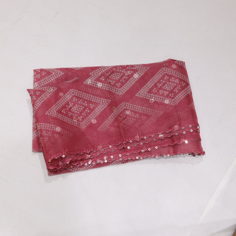 Raw Silk Darkpink Kurtiset - Vaishali Silks