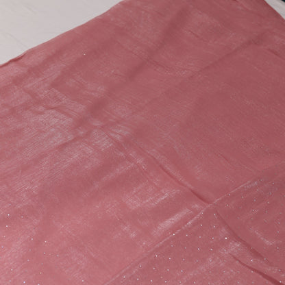 Fancy Partywear Pink Saree