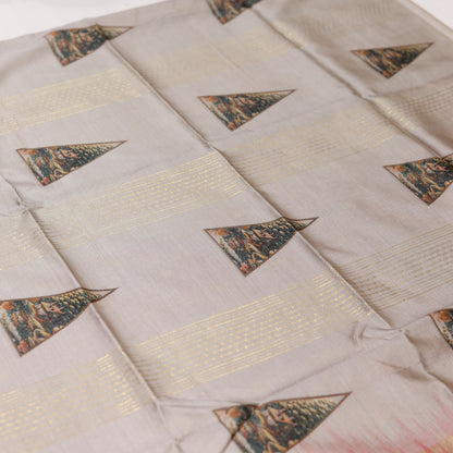Giza Silk Grey Saree