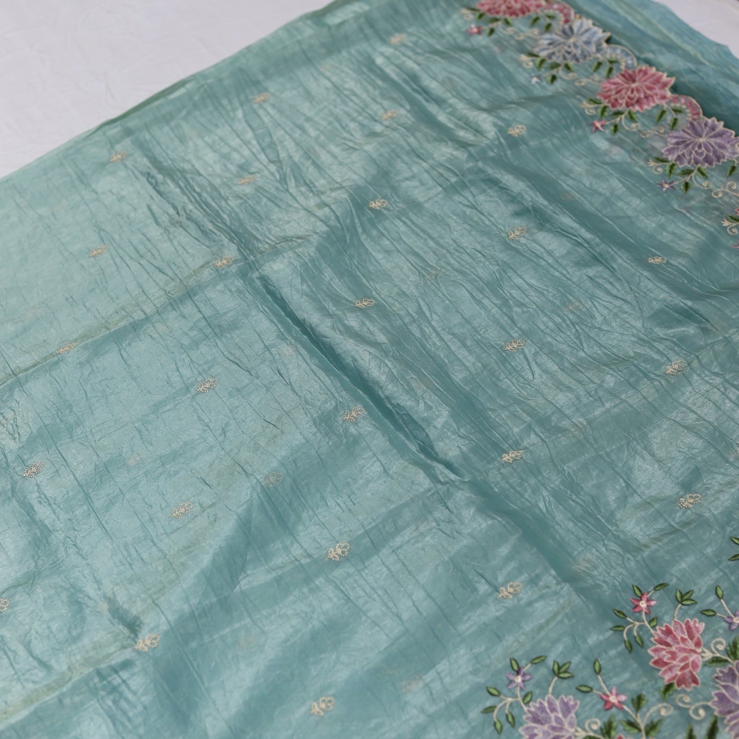 Symphony of Blue Crush Saree