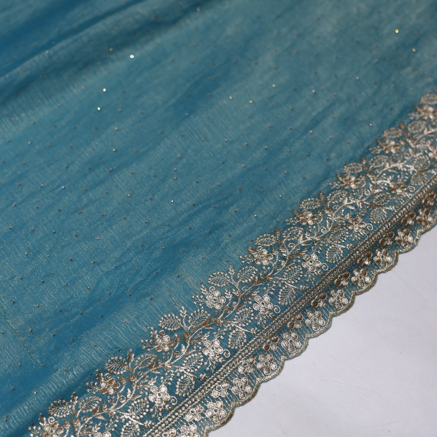 Sotek Green Crush Saree