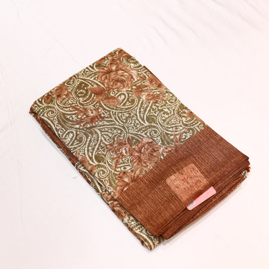 Caramel Dust Fancy Saree