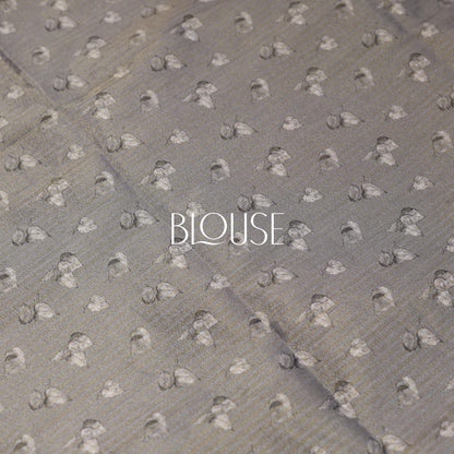 Tissue Grey Saree