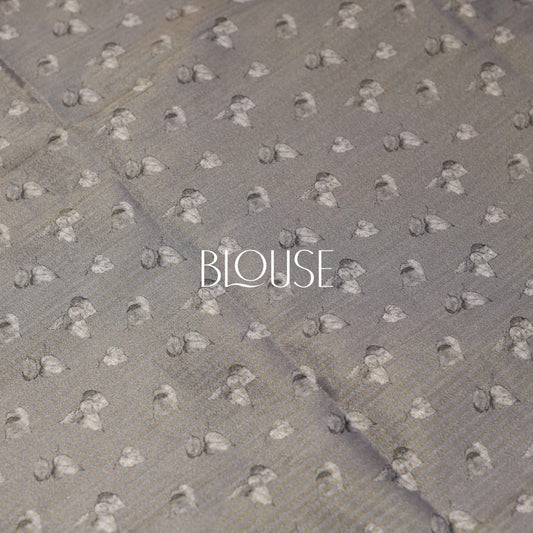 Tissue Grey Saree