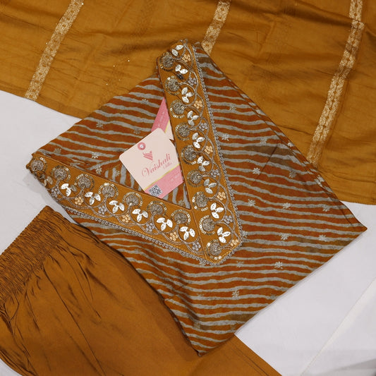 Muslin Brown Kurtiset
