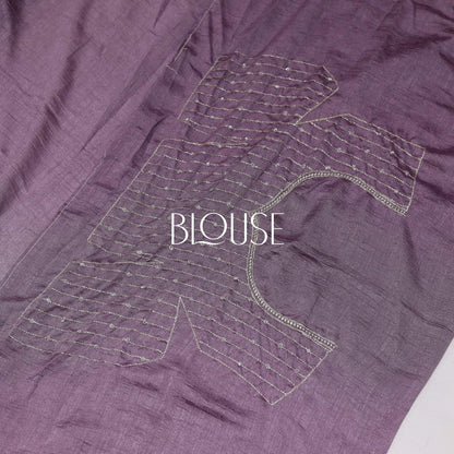 Fancy Partywear Lavender Saree