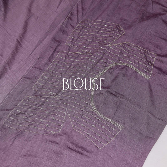 Fancy Partywear Lavender Saree