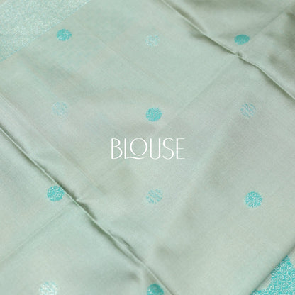 Giza Silk PistaGreen Saree