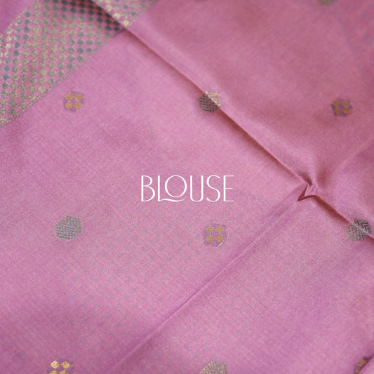 Giza Silk Purple Saree