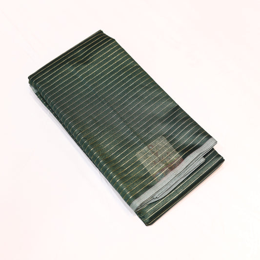 Green Soft Tissue Saree