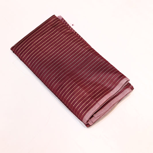 Dark Merlot Soft Tissue Saree