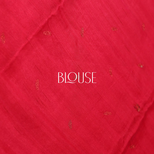 Red Cut Work Saree