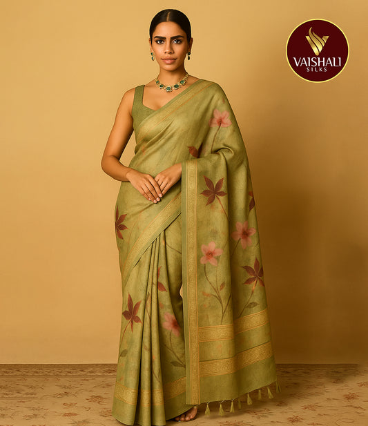Pure Organsa Saree