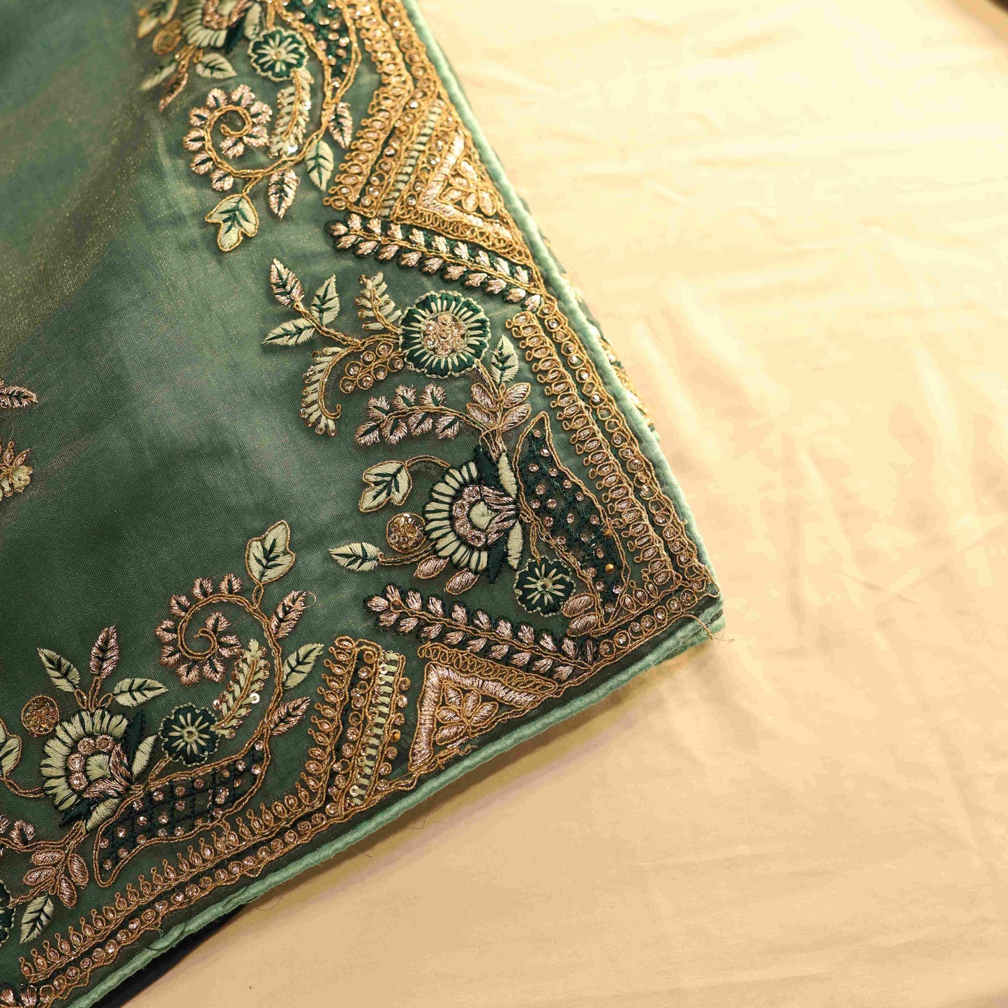 Fancy Designer Saree Netted Saree