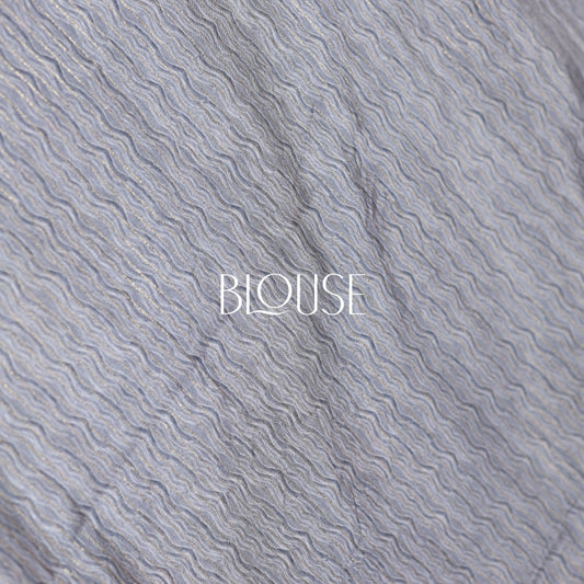 Pale Mouse Fancy Semi Tusser Saree
