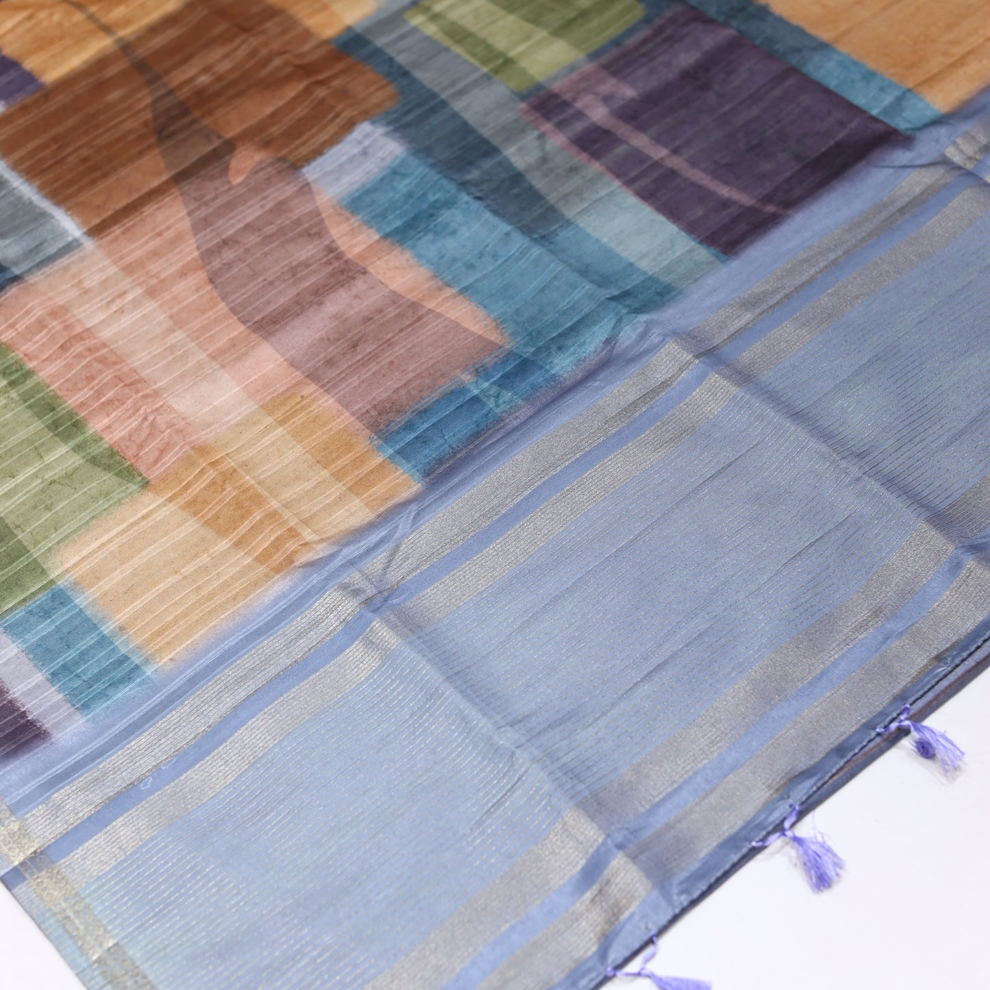 Tempest Fancy Semi Tusser Saree