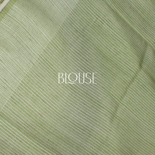 Green Fancy Semi Tusser Saree