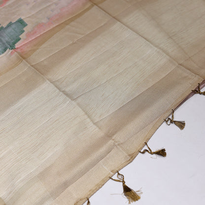 Ash Fancy Semi Tusser Saree