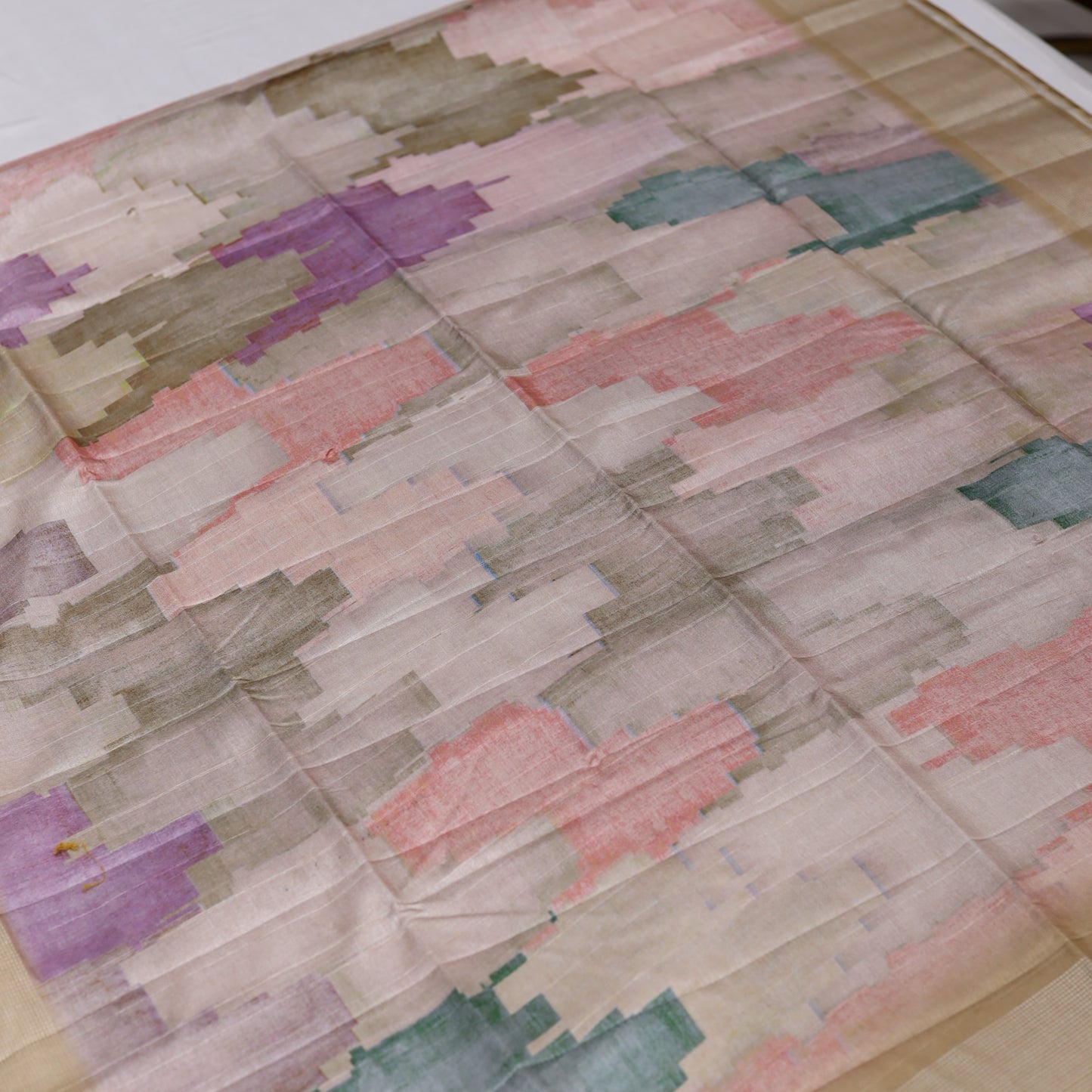 Ash Fancy Semi Tusser Saree