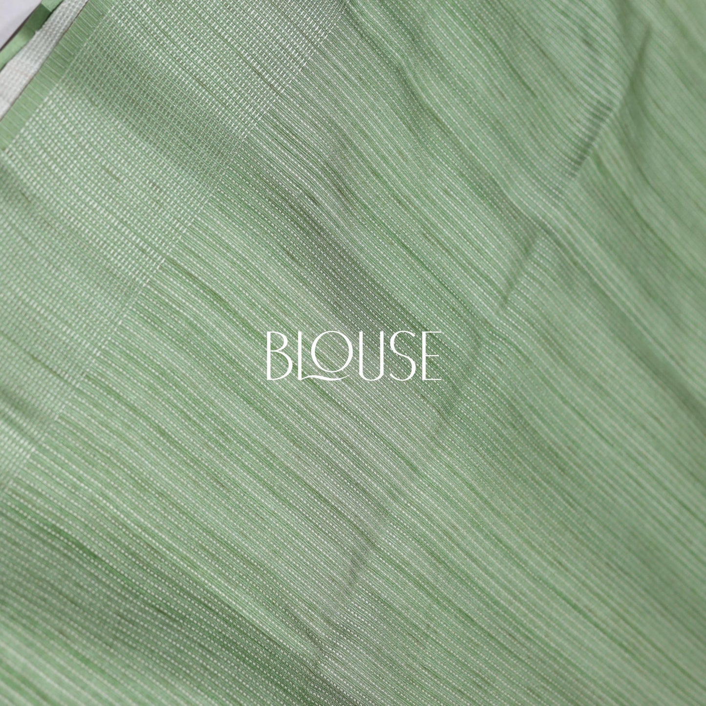 Lichen Green Fancy Semi Tusser Saree