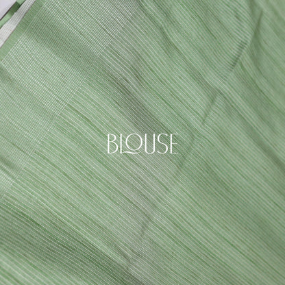 Lichen Green Fancy Semi Tusser Saree