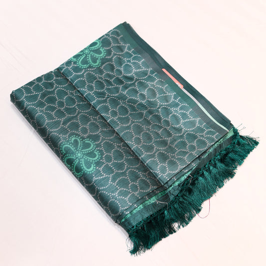 Teal Drift Fancy Saree