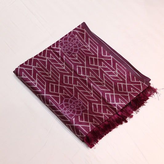 wine Fancy Saree