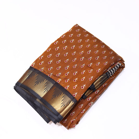 Cinnamon Stick Chanderi Saree