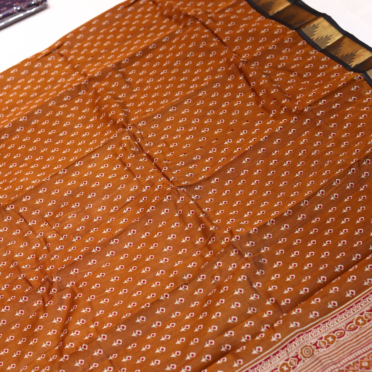 Cinnamon Stick Chanderi Saree