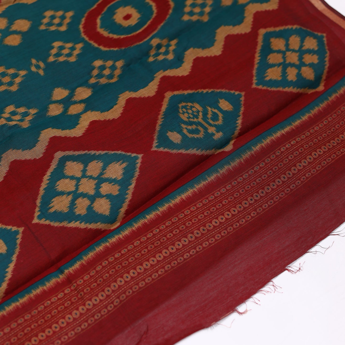 Dark Green Chanderi Saree