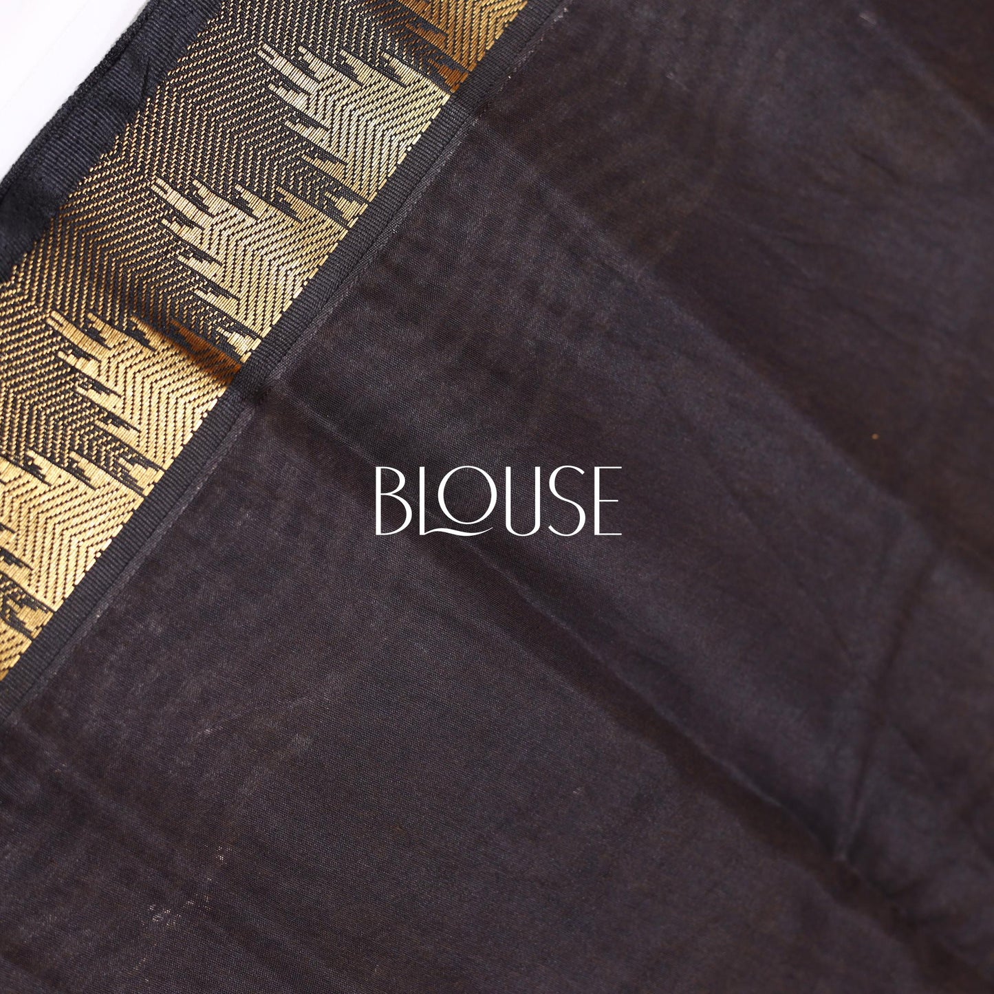 Blackcurrant Chanderi Saree