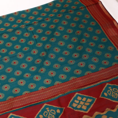 Dark Green Chanderi Saree