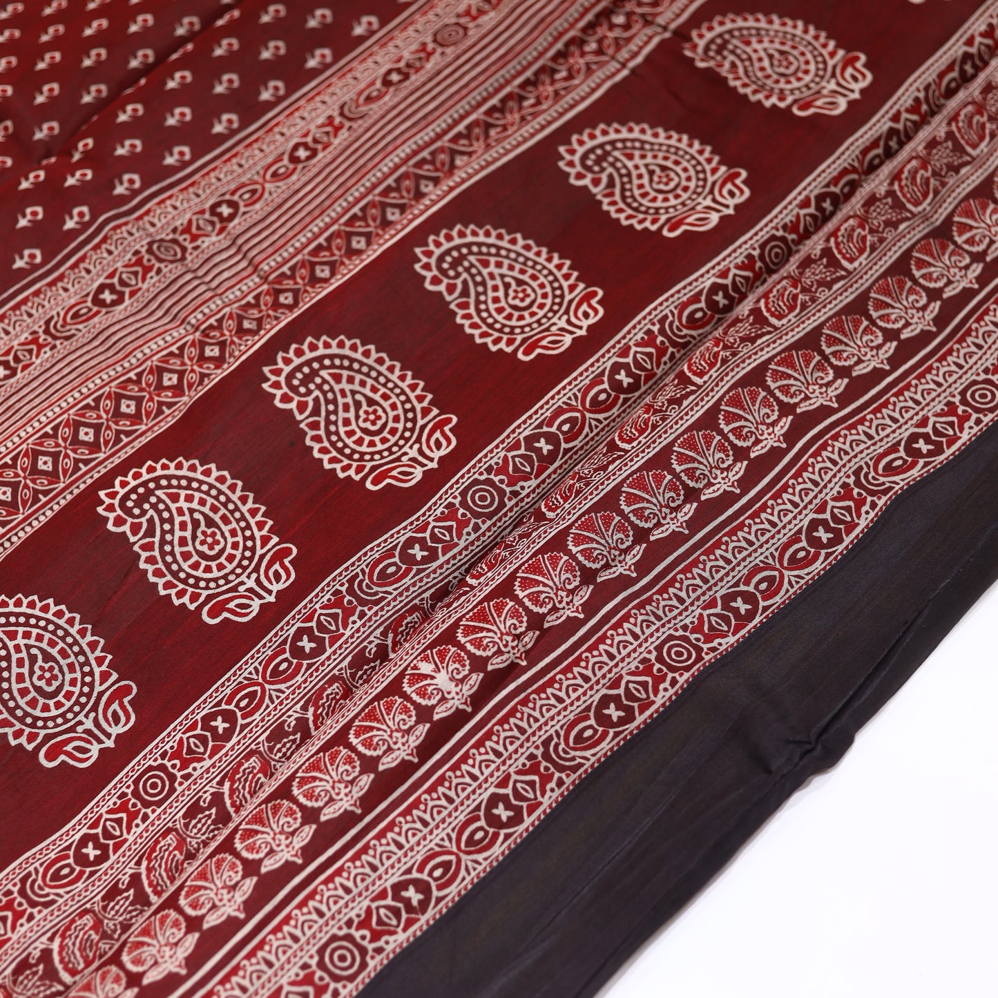Maroon Chanderi Saree
