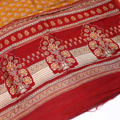 Mustard Chanderi Saree