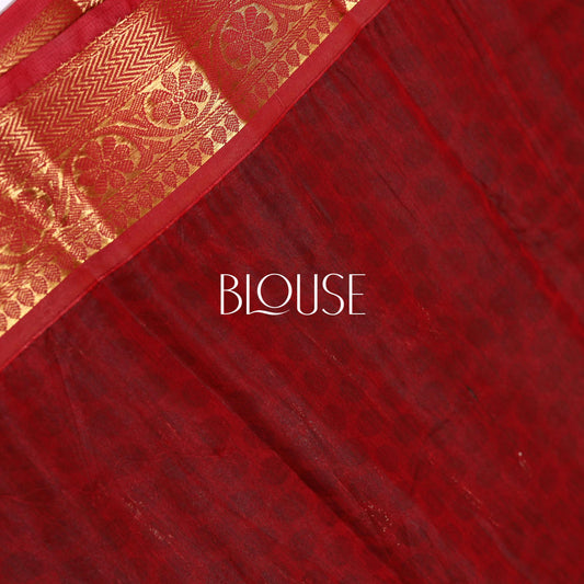 Verdun Green Chanderi Saree