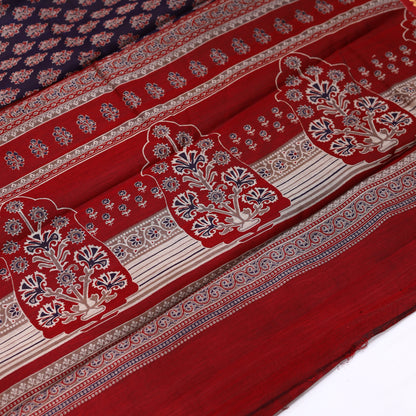 dark Blue Chanderi Saree