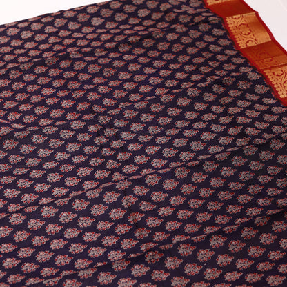dark Blue Chanderi Saree