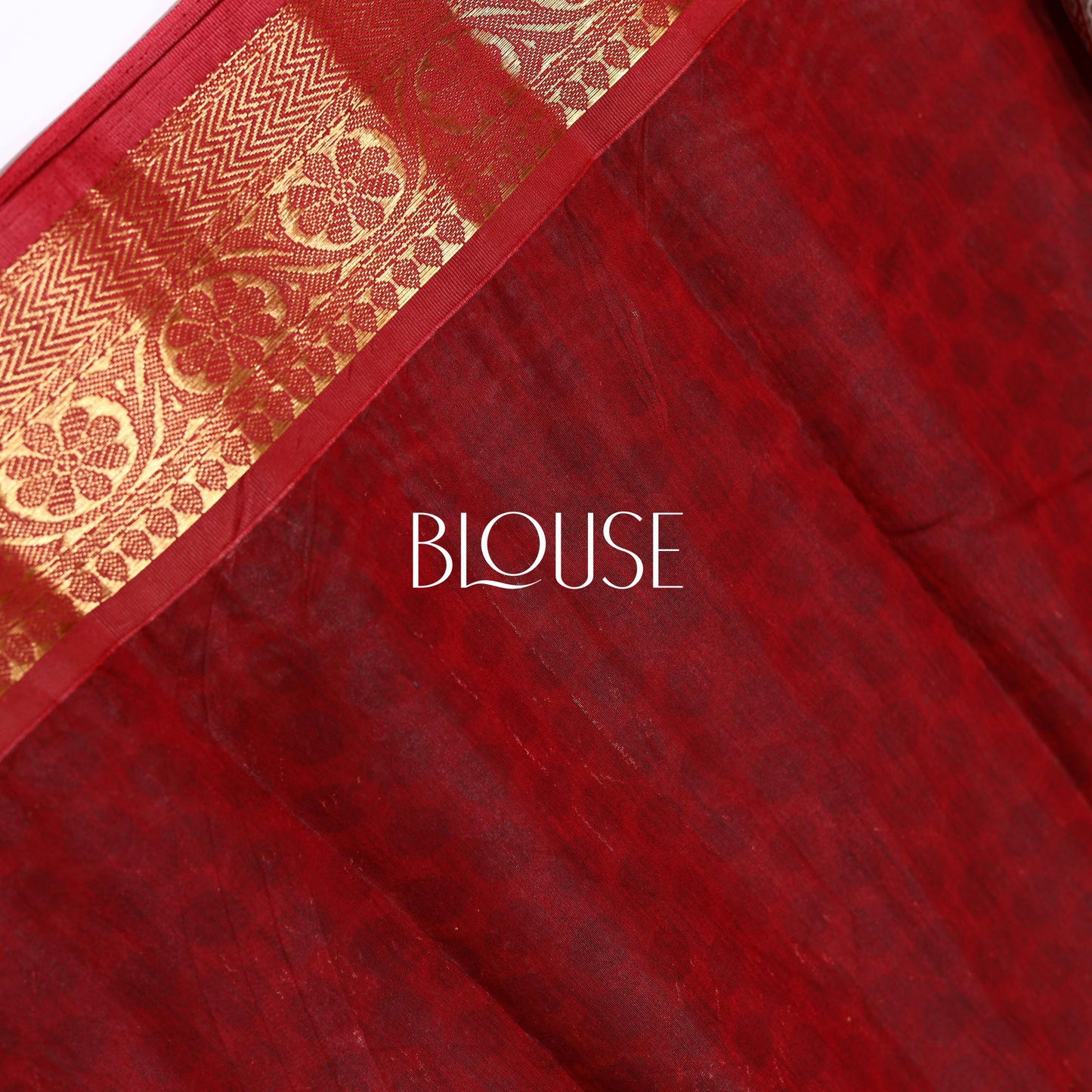 dark Blue Chanderi Saree