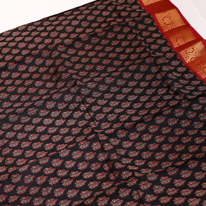 Black Chanderi Saree