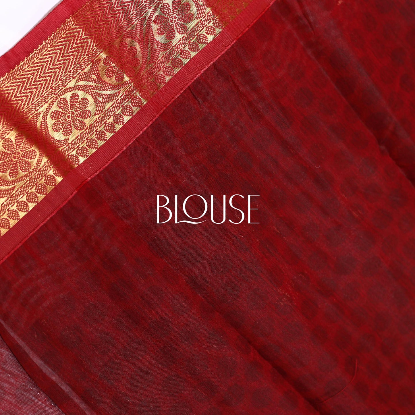 Black Chanderi Saree