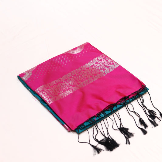 Blue Semi Soft Silk Saree