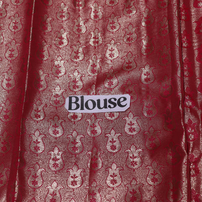 Pure Tissue Saree Light Yellow with Pink - Vaishali Silks