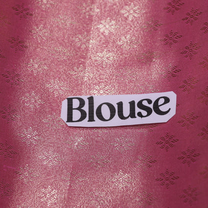 Pure Tissue Saree  Yellow  with pink Colour - Vaishali Silks