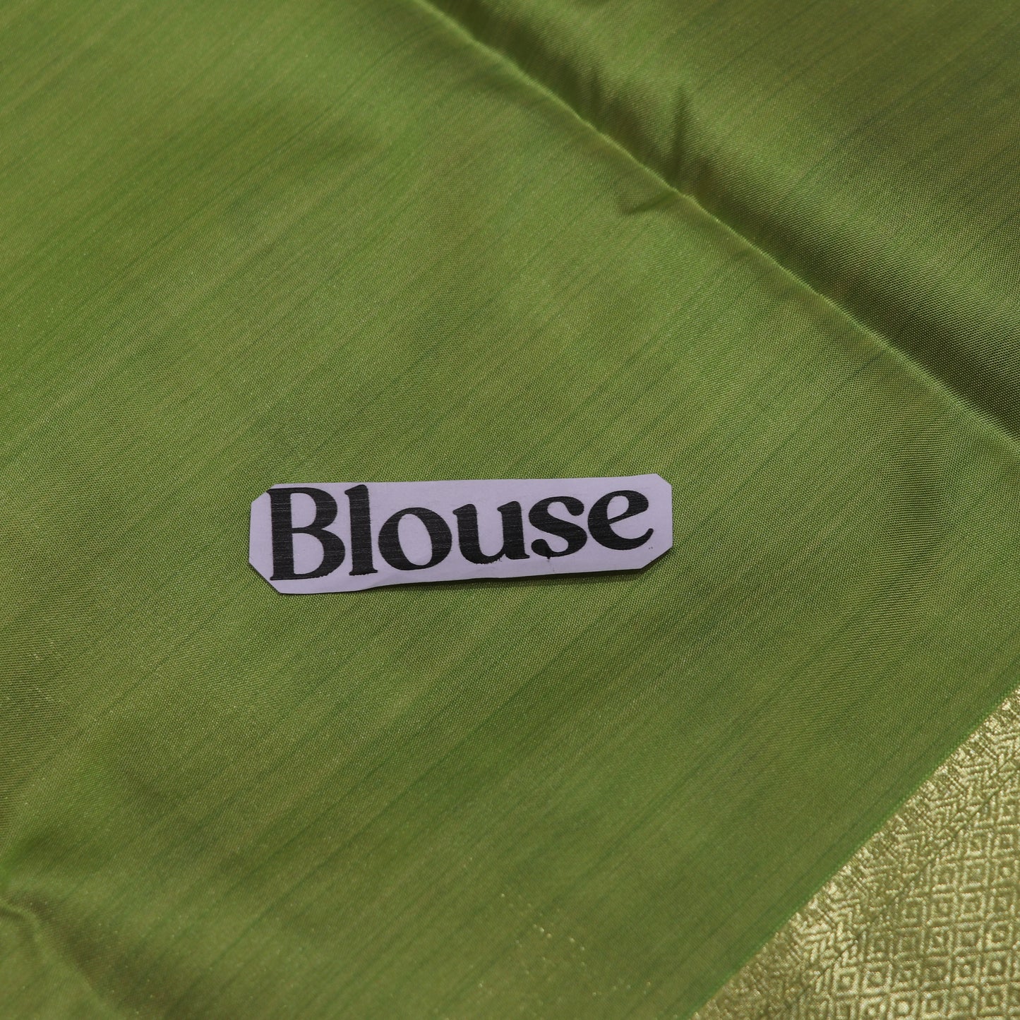 Pure Printed Silk Saree  Parrot Green  Colour - Vaishali Silks