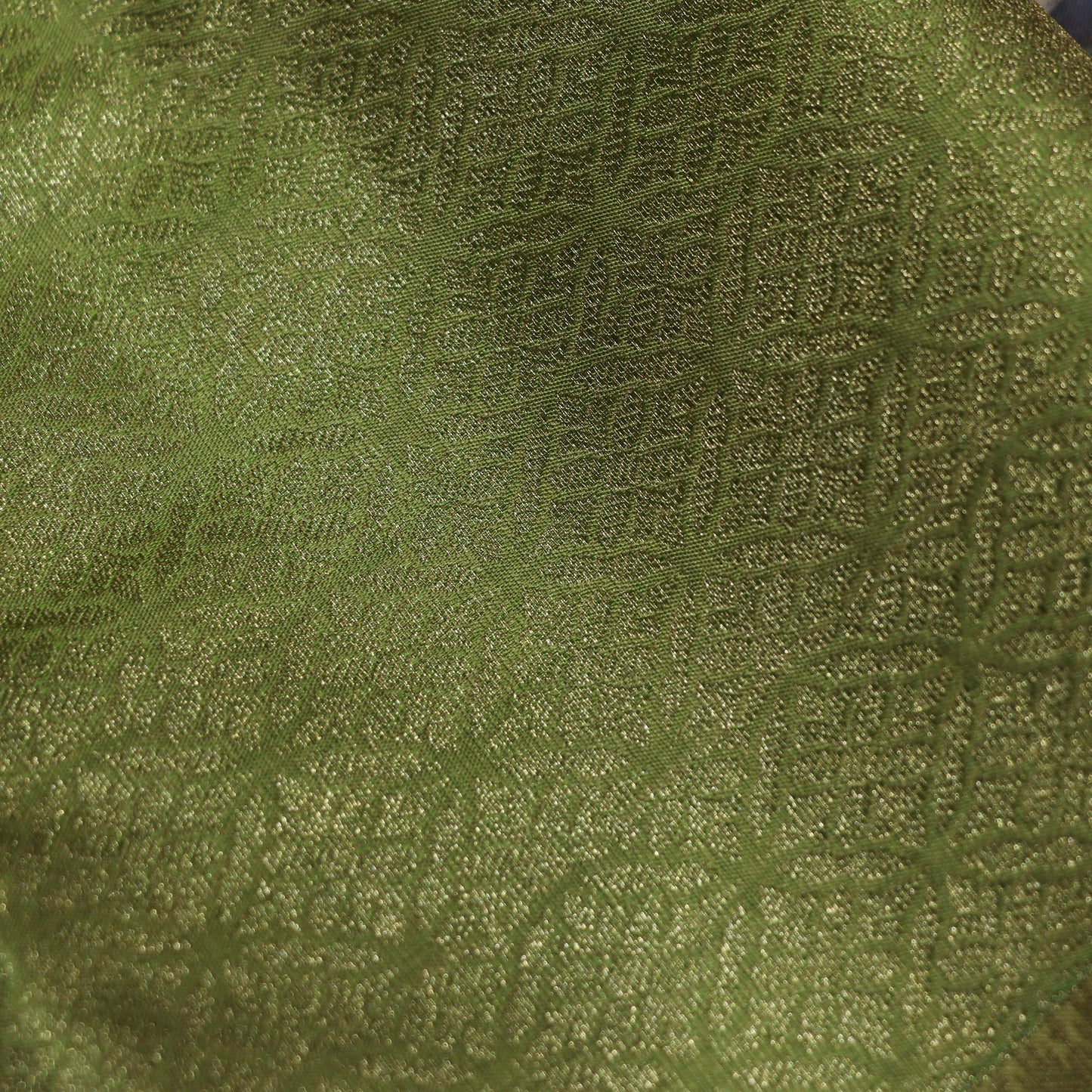 Pure Printed Silk Saree  Parrot Green  Colour - Vaishali Silks