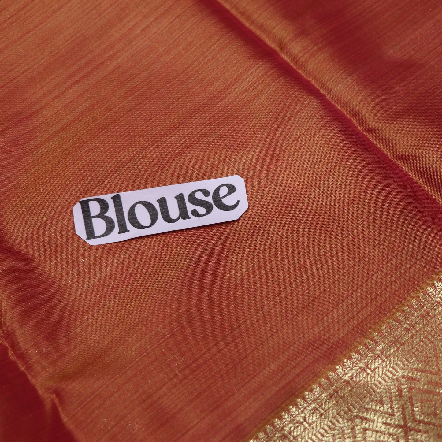 Pure Printed Silk Saree Orange  Colour - Vaishali Silks