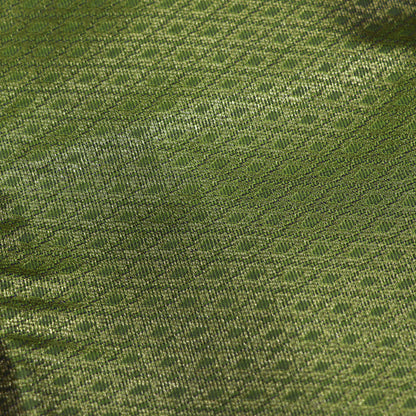 Pure Printed Silk Saree Green Colour - Vaishali Silks